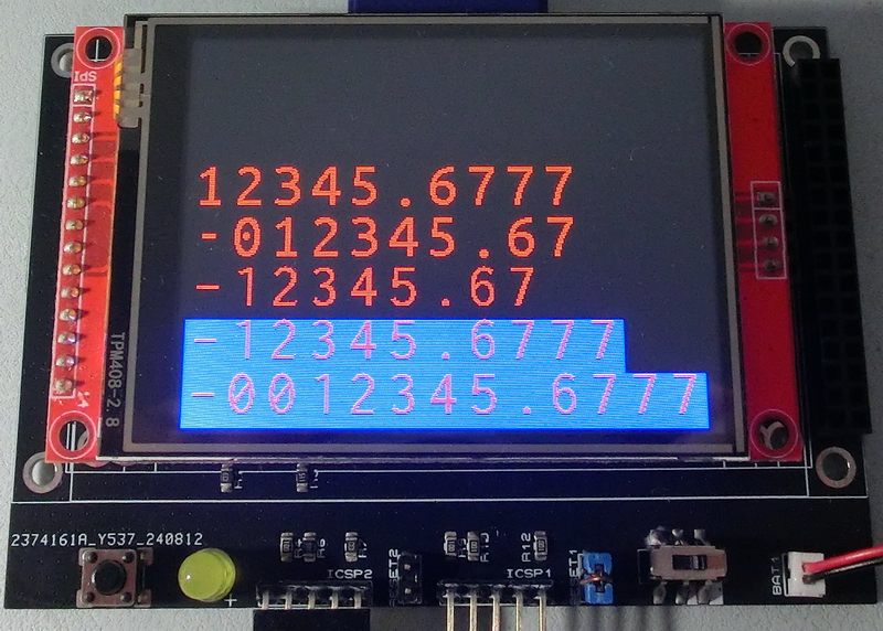 TftPrintSndDecimal()