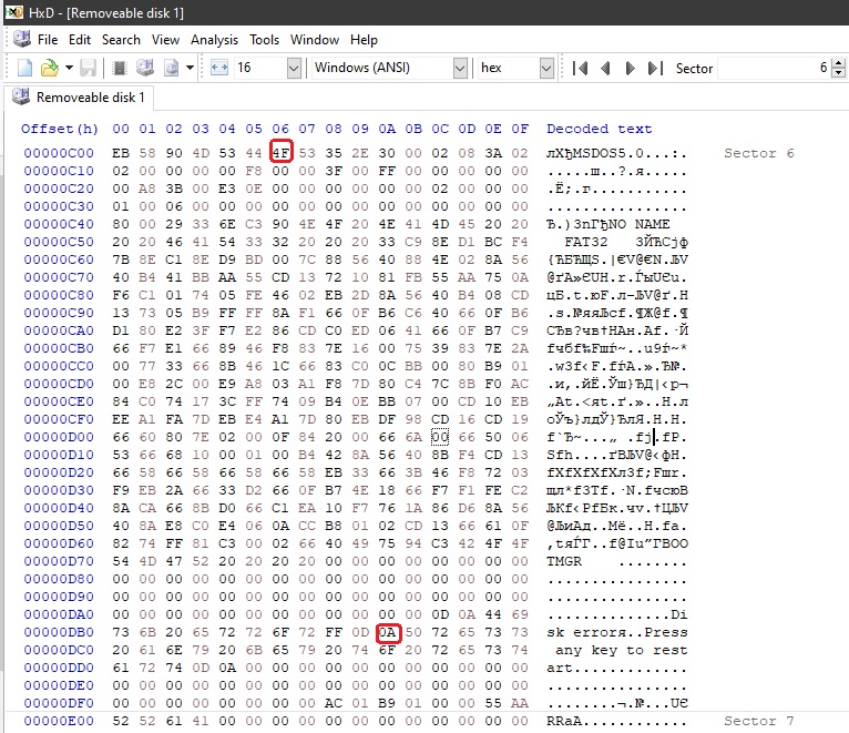 SdRaw_ReadSector()