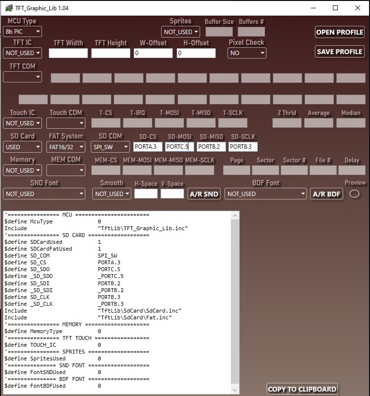 Use only SD Card Library